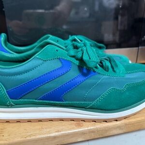 No Boundaries Green and Blue Men's Sneakers